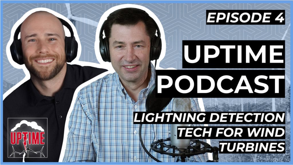 Uptime Podcast lightning detection tech for wind turbines