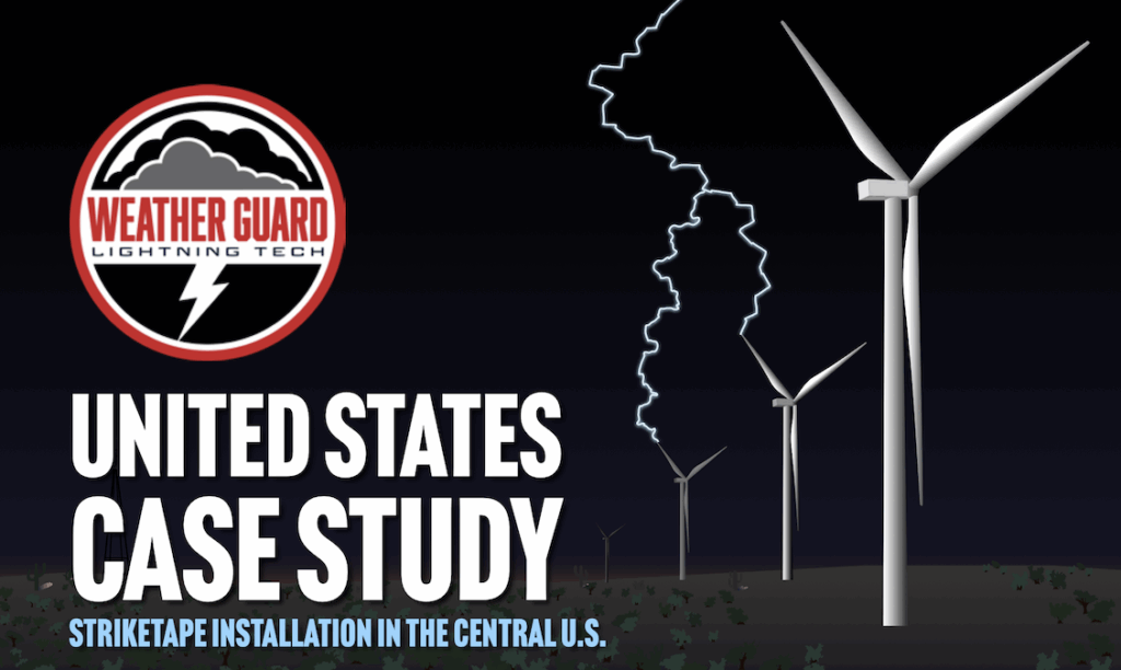 Lightning Mitigation Case Study: StrikeTape Installation on US Wind Farm US wind turbine lightning protection case study cover sheet
