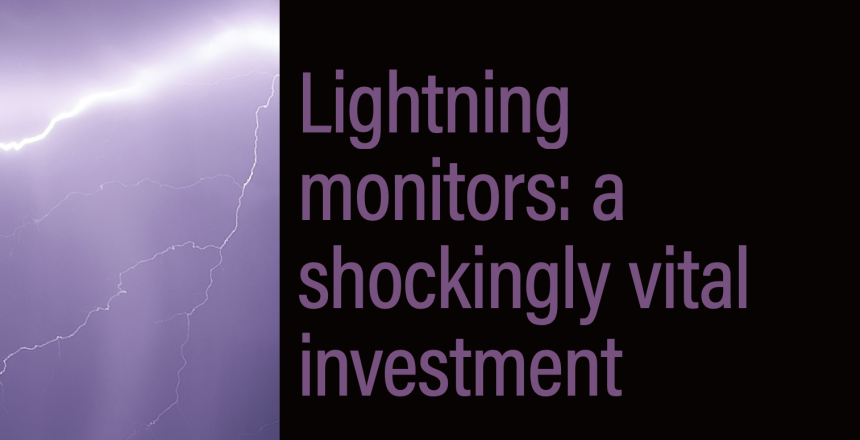 Lightning Monitors are vital for wind turbines