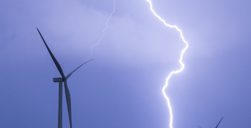 lightning damage to wind turbines